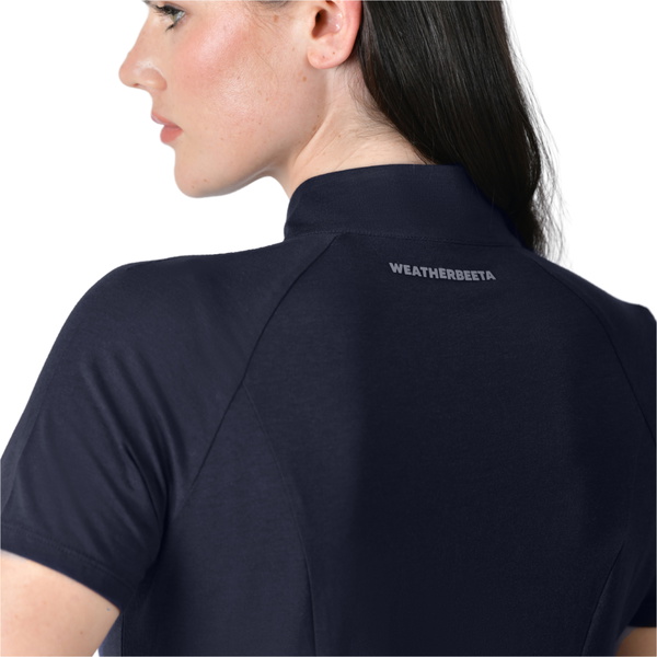 2026 WeatherBeeta Womens Bamboo Short Sleeve Performance Base Layer 1028843024 - Navy
